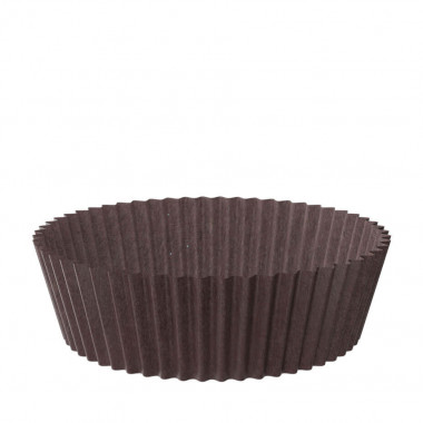 Форма для выпечки мафинов 70х22,5 мм Slip Easy Dark Brown 40 г/м2 6000 штук